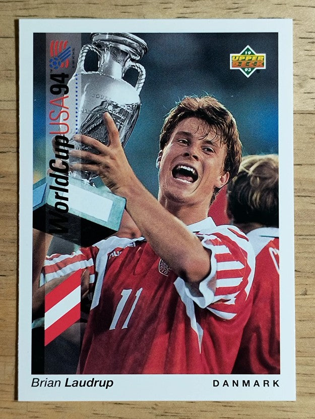 1993 Upper Deck World Cup 94 Preview English/Spanish #77 Brian Laudrup