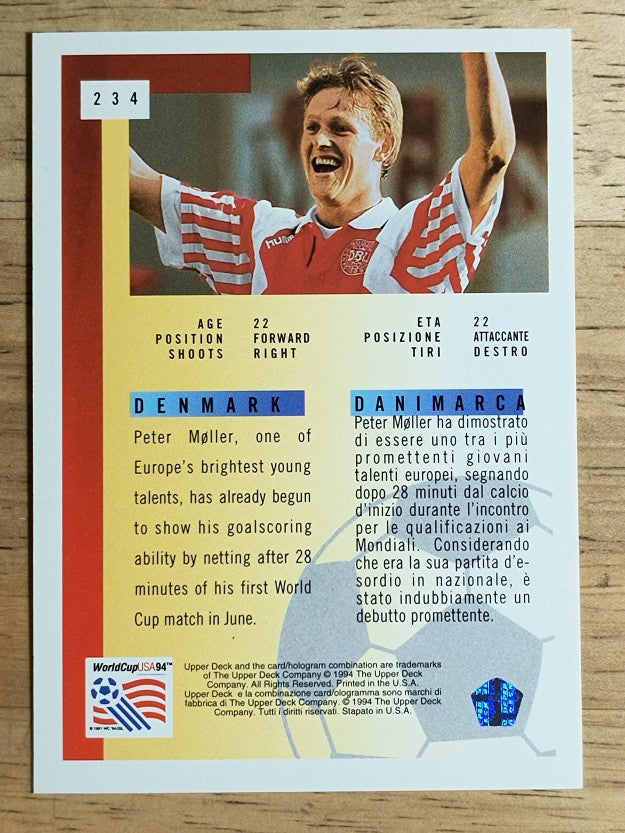 1994 Upper Deck World Cup Contenders English/Italian #234 Peter Moller