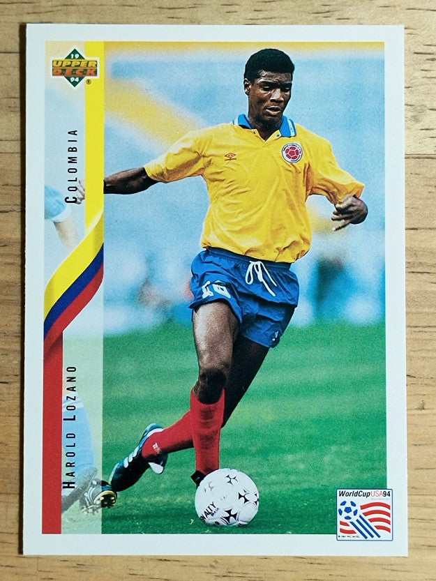 1994 Upper Deck World Cup Contenders English/Spanish #63 Harold Lozano