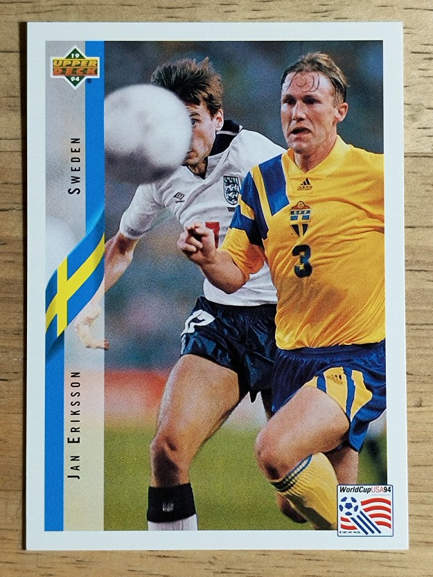 1994 Upper Deck World Cup Contenders English/Spanish #88 Jan Eriksson