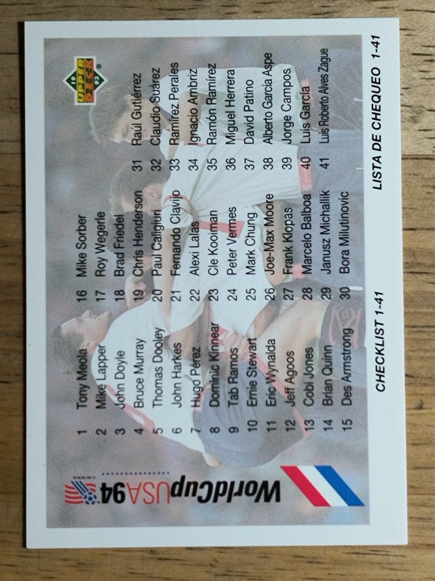 1994 Upper Deck World Cup Contenders English/Spanish #99 Pontus Kamark