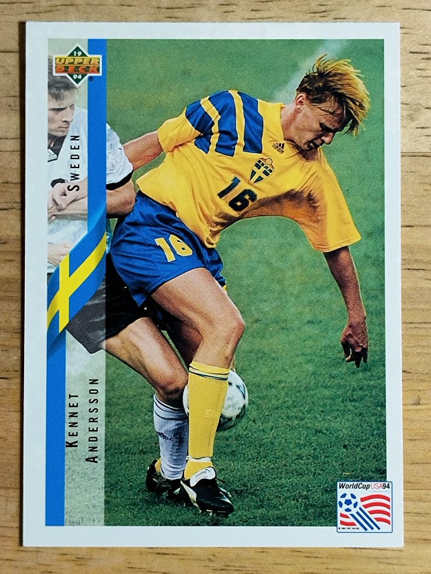 1994 Upper Deck World Cup Contenders English/Spanish #100 Kennet Andersson