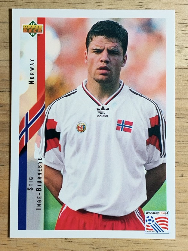 1994 Upper Deck World Cup Contenders English/Spanish #123 Stig Inge-Bjornebye