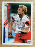 1994 Upper Deck World Cup Contenders English/Spanish #124 Jostein Flo