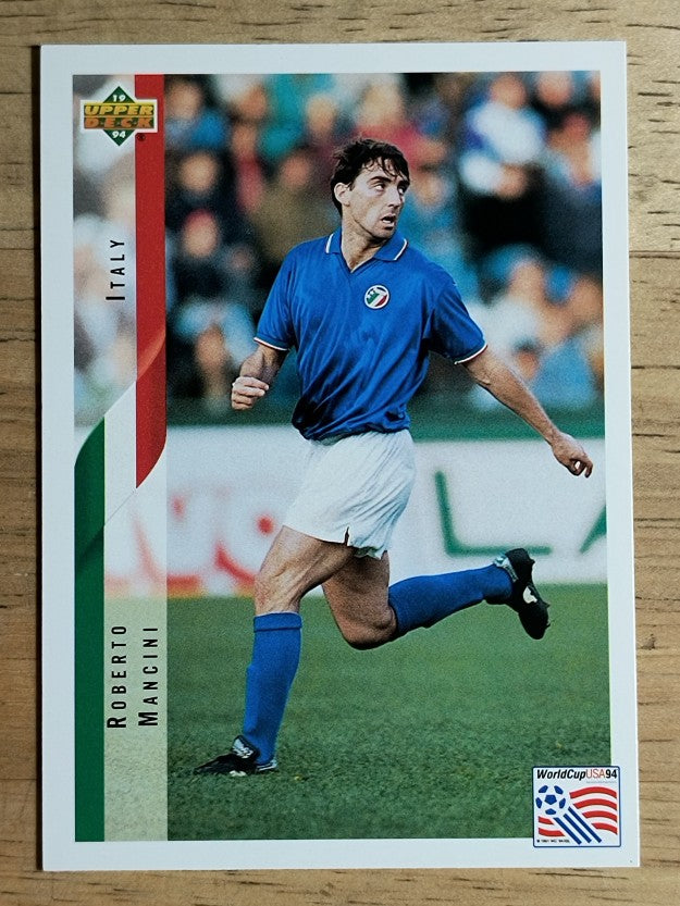 1994 Upper Deck World Cup Contenders English/Spanish #152 Roberto Mancini