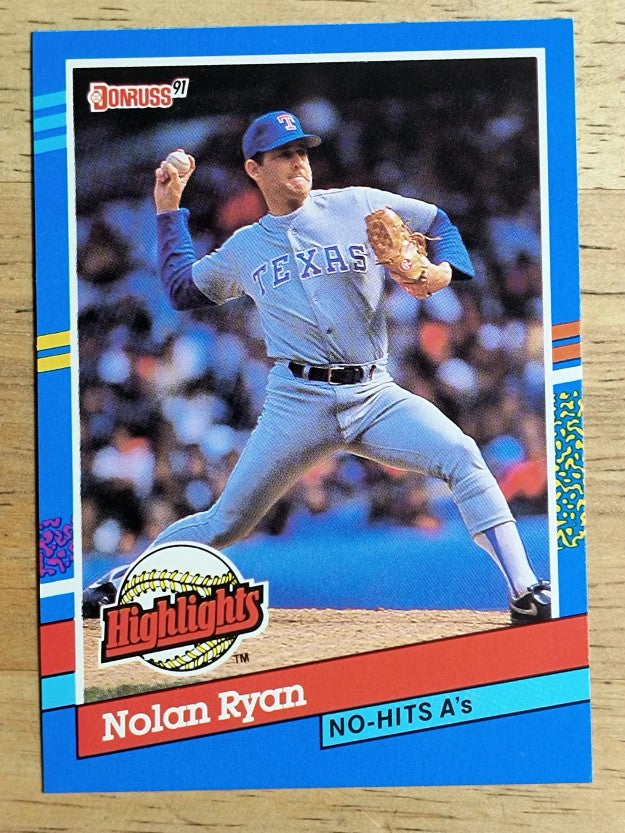 1991 Donruss Bonus Cards #BC3 Nolan Ryan NH