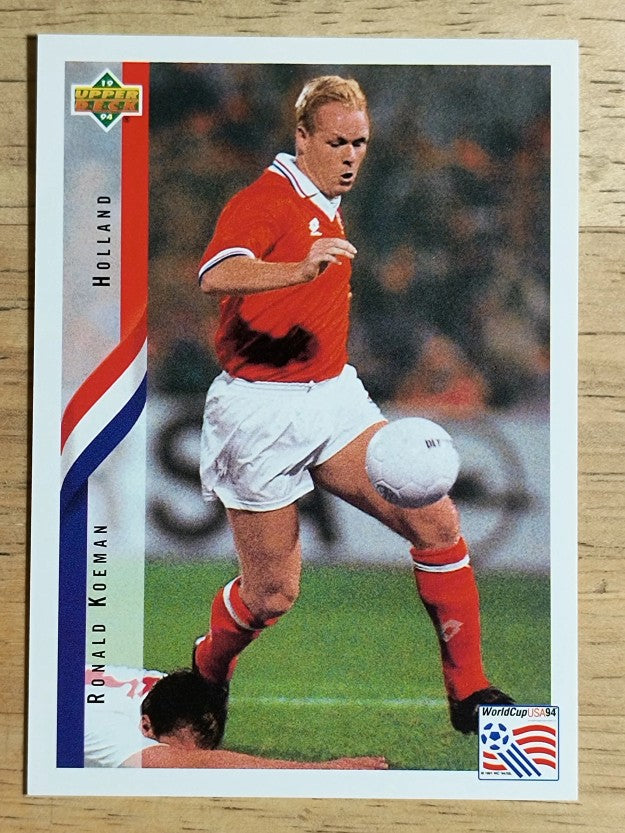 1994 Upper Deck World Cup Contenders English/Spanish #169 Ronald Koeman
