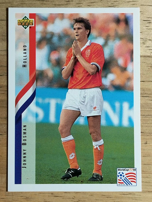 1994 Upper Deck World Cup Contenders English/Spanish #180 Johnny Bosman