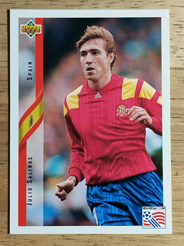 1994 Upper Deck World Cup Contenders English/Spanish #189 Julio Salinas