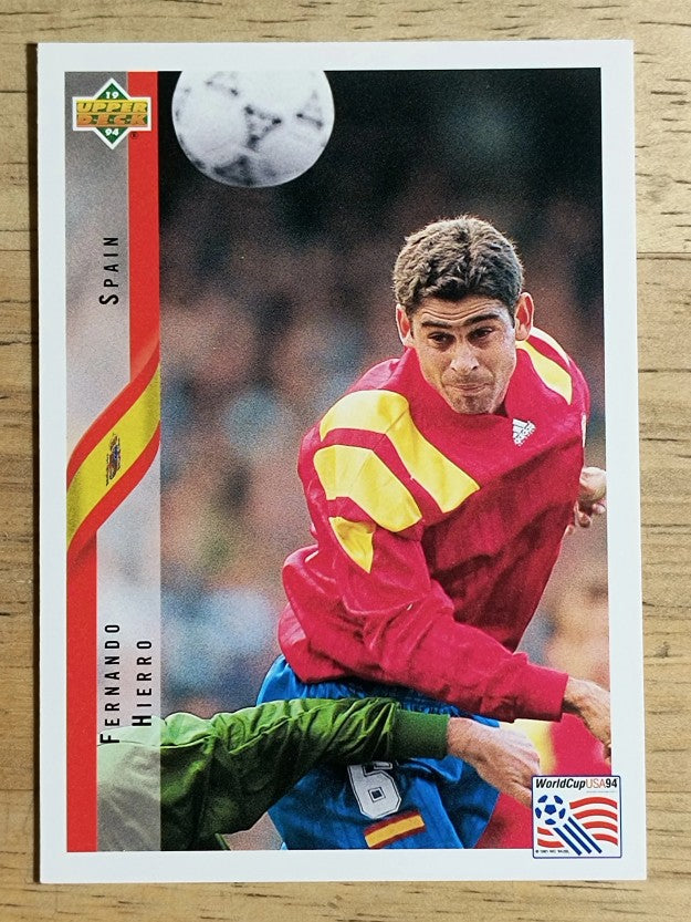 1994 Upper Deck World Cup Contenders English/Spanish #191 Fernando Hierro