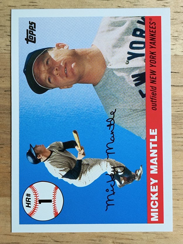 2006 Topps Mantle Home Run History #1 Mickey Mantle