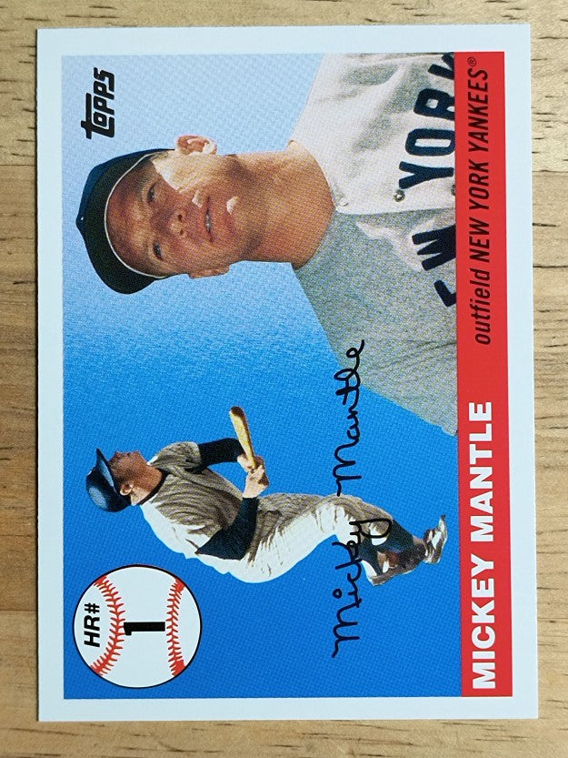 2006 Topps Mantle Home Run History #1 Mickey Mantle