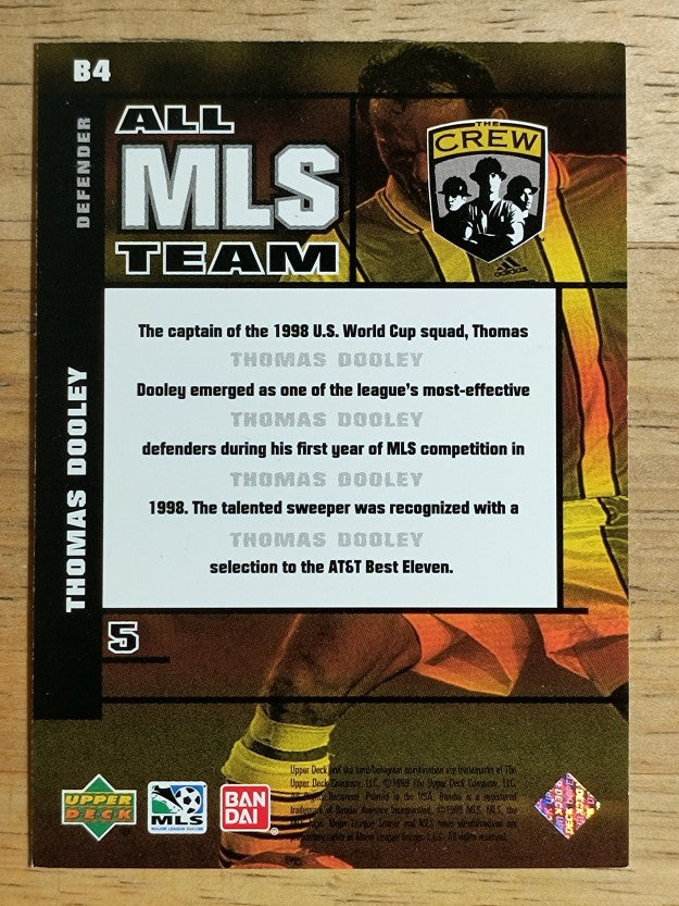 1999 Upper Deck MLS All-MLS #B4 Thomas Dooley