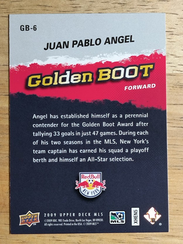 2009 Upper Deck MLS Golden Boot #GB6 Juan Pablo Angel (NM)