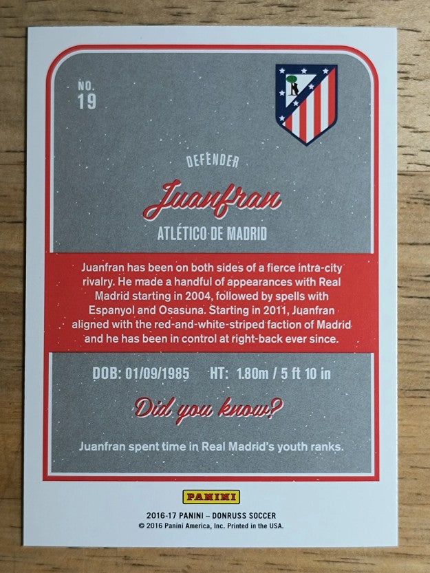 2016 Donruss #19 Juanfran