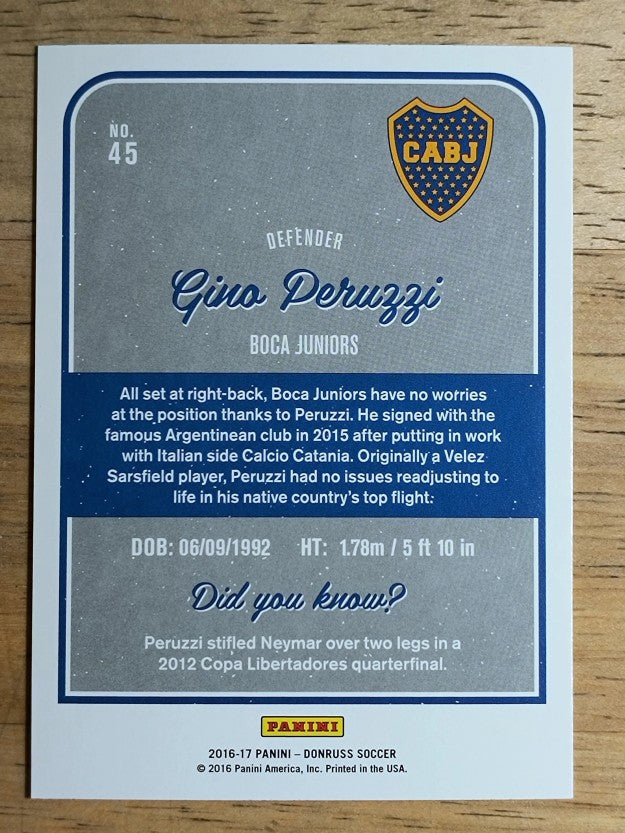 2016 Donruss #45 Gino Peruzzi