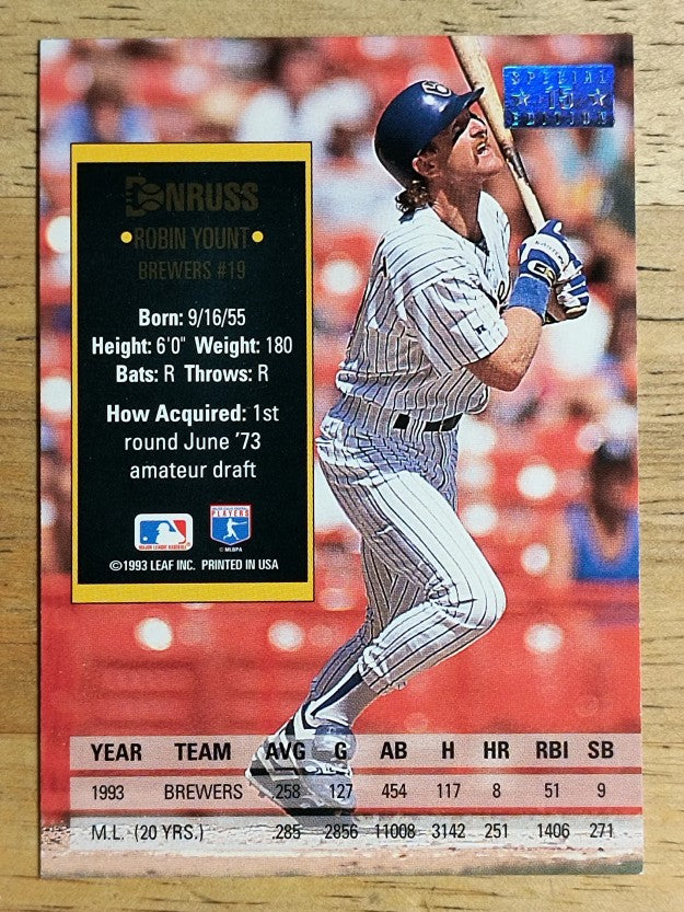 1994 Donruss Special Edition #15 Robin Yount