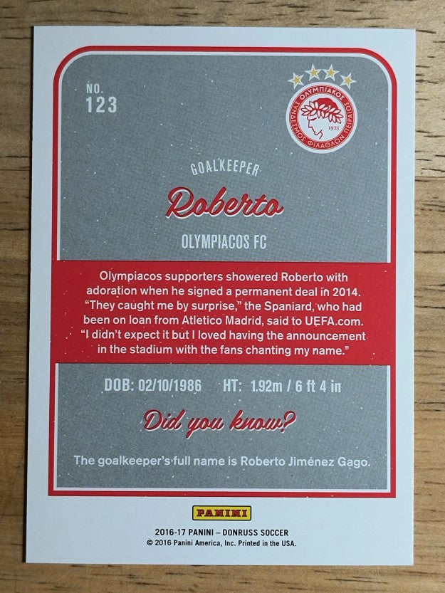 2016 Donruss #123 Roberto