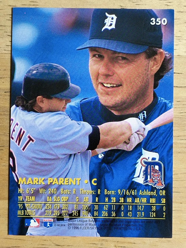 1996 Ultra Gold Medallion #350 Mark Parent