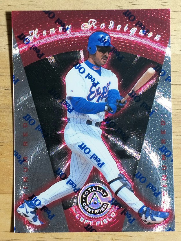 1997 Pinnacle Totally Certified Platinum Red #91 Henry Rodriguez