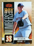 2006 Flair Showcase Hot Numbers #6 Curt Schilling