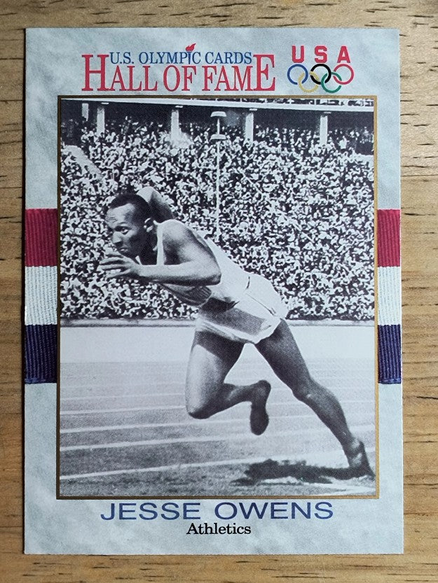 1991 Impel U.S. Olympic Hall of Fame #1 Jesse Owens