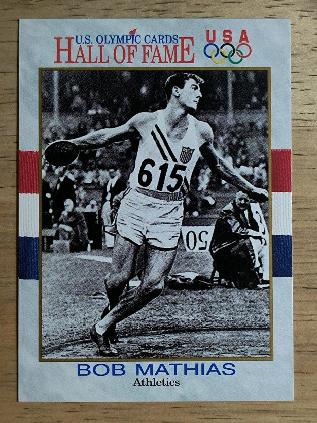 1991 Impel U.S. Olympic Hall of Fame #5 Bob Mathias