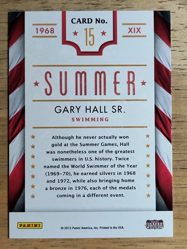 2012 Americana Heroes and Legends Summer/Winter Games #15 Gary Hall Sr.
