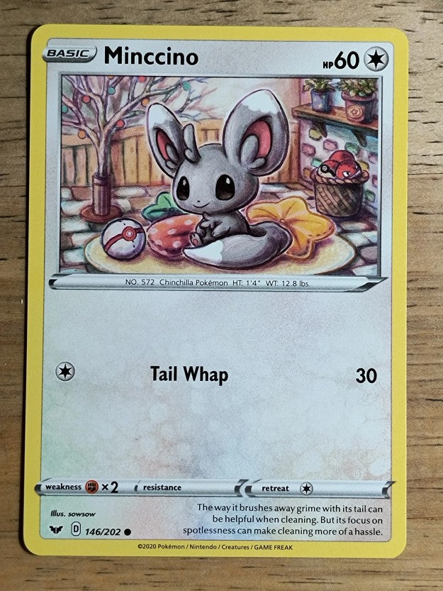 2020 Pokemon Sword and Shield #146 Minccino C