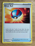 2020 Pokemon Sword and Shield #164 Great Ball U
