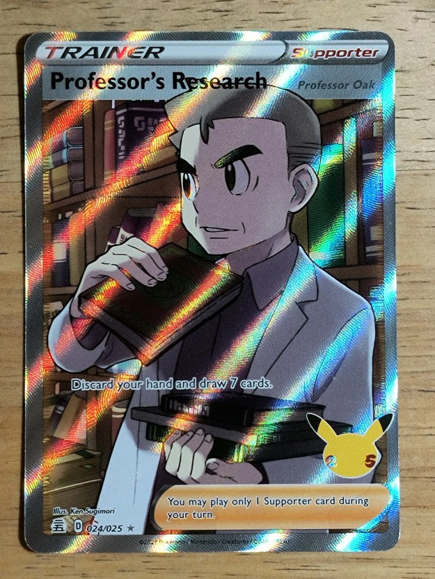 2021 Pokemon Celebrations #24 Professor's Research UR
