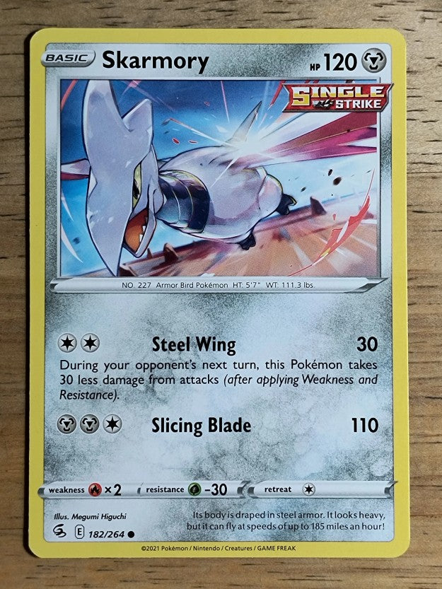 2021 Pokemon Sword and Shield Fusion Strike #182 Skarmory C