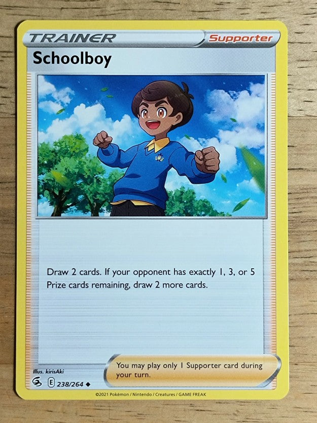 2021 Pokemon Sword and Shield Fusion Strike #238 Schoolboy U