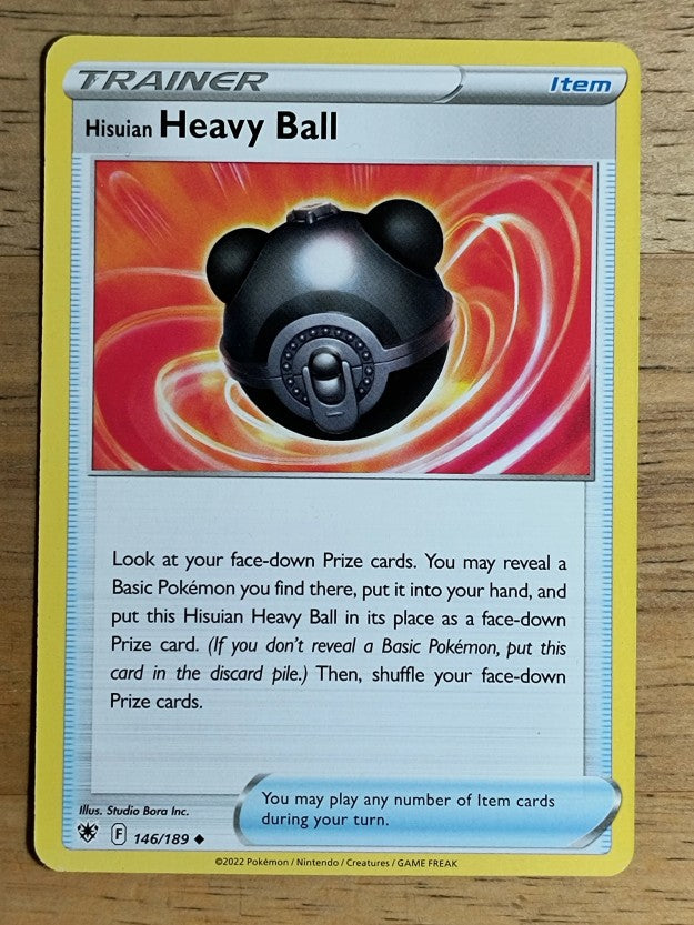 2022 Pokemon Sword and Shield Astral Radiance #146 Hisuian Heavy Ball U