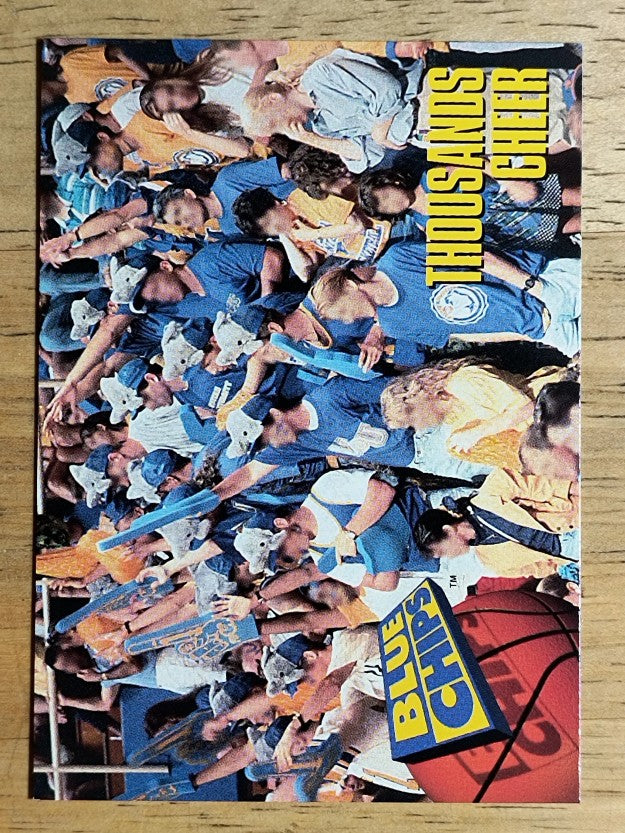 1994 SkyBox Premium Blue Chips #2 Thousands Cheer