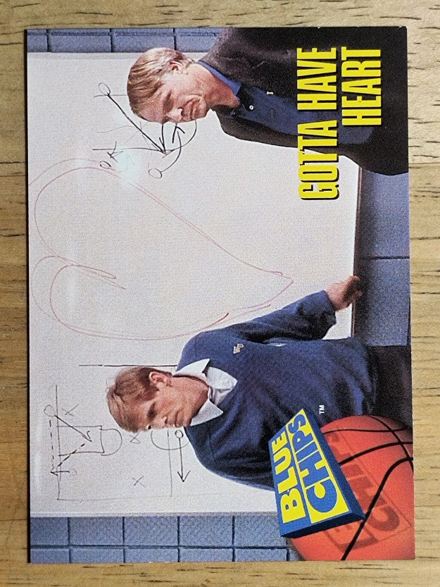 1994 SkyBox Premium Blue Chips #12 Gotta Have Heart