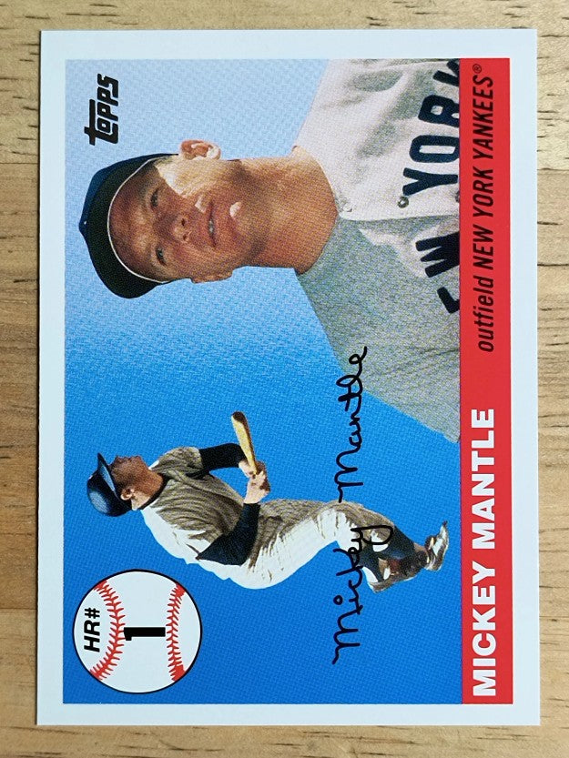 2006 Topps Mantle Home Run History #1 Mickey Mantle