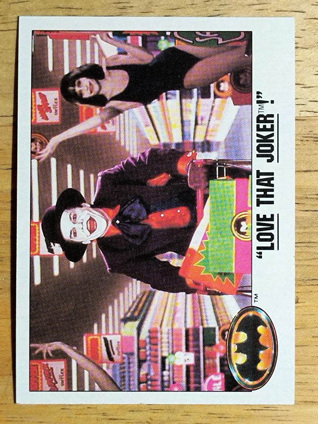 1989 Topps Batman Movie #65 Love that Joker