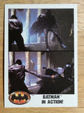1989 Topps Batman Movie #120 Batman in Action