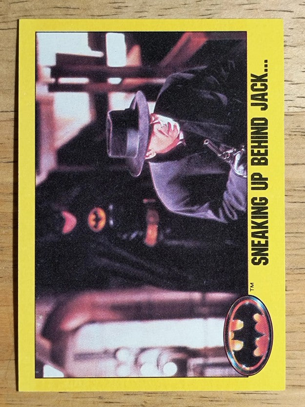 1989 Topps Batman Movie #174 Sneaking Up Behind Jack