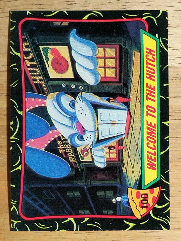 1989 Topps Teenage Mutant Ninja Turtles #100 Welcome to the Hutch