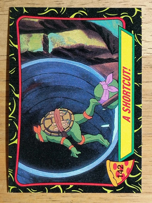 1989 Topps Teenage Mutant Ninja Turtles #142 A Shortcut
