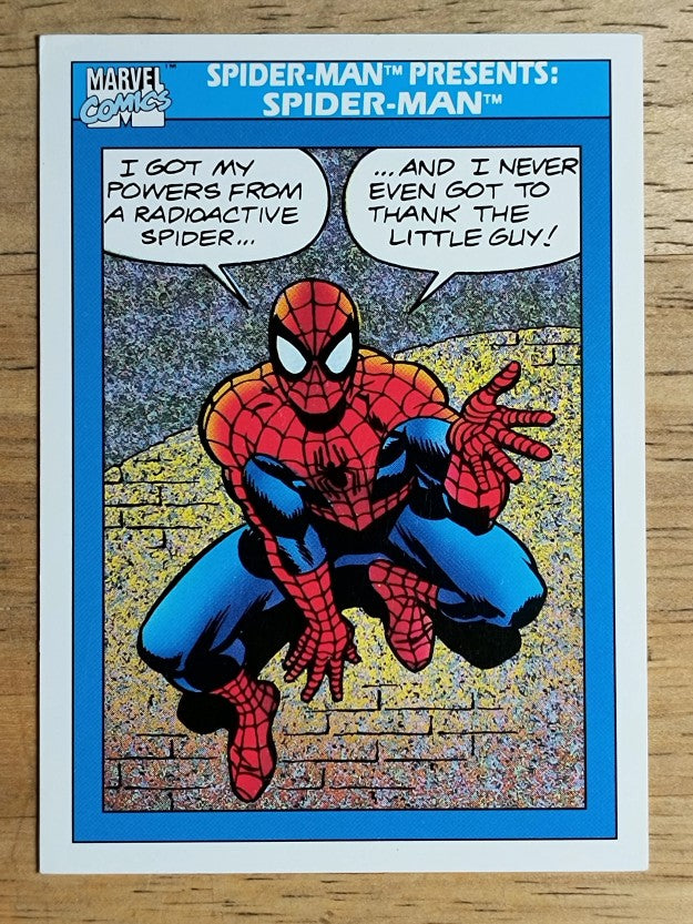 1990 Impel Marvel Universe I #149 Spider-Man (EX)