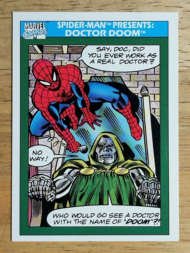 1990 Impel Marvel Universe I #150 Doctor Doom (EXMT)