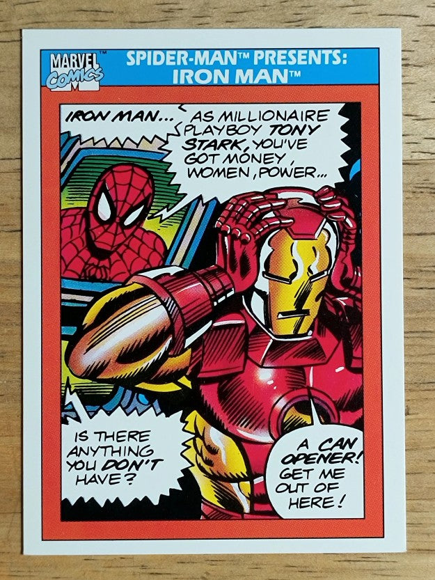 1990 Impel Marvel Universe I #159 Iron Man (EXMT)