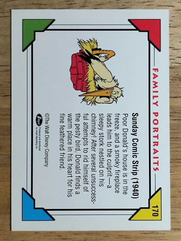 1991 Impel Disney Series One #170 Sunday Comic Strip 1940 - Stork