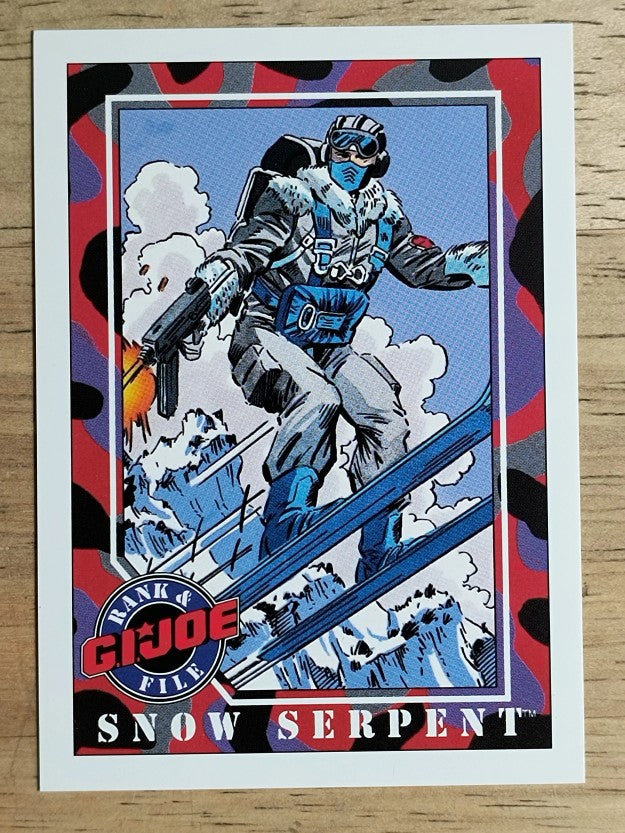 1991 Impel G.I. Joe #35 Snow Serpent