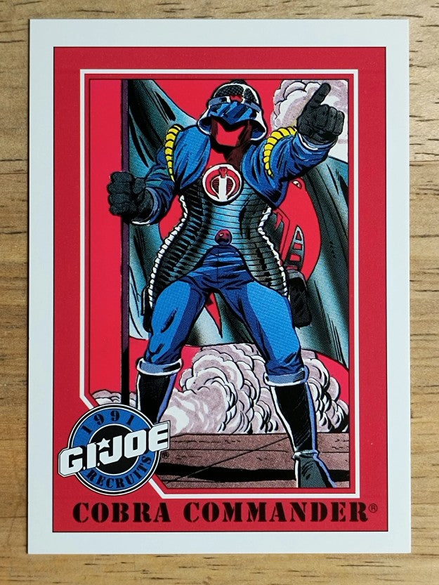 1991 Impel G.I. Joe #133 Cobra Commander