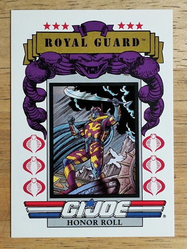 1991 Impel G.I. Joe #180 Royal Guard