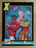 1991 Impel X-Force Comic Book Promos #4 Sunspot and Gideon (EXMT)